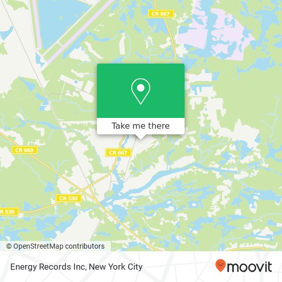 Mapa de Energy Records Inc