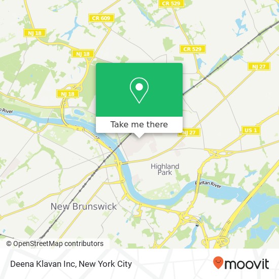 Deena Klavan Inc map