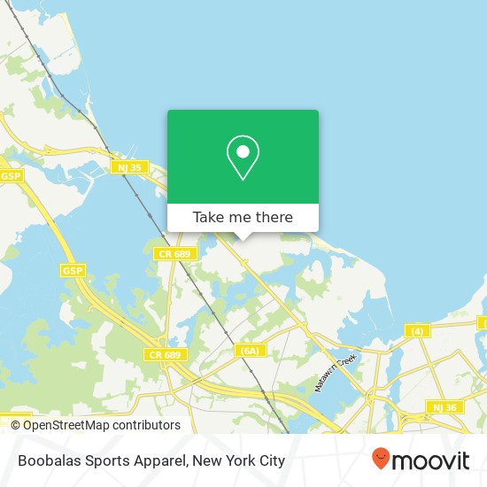 Boobalas Sports Apparel map