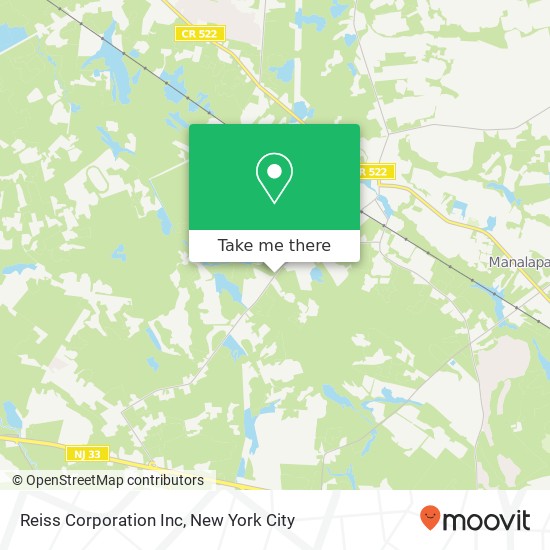 Reiss Corporation Inc map