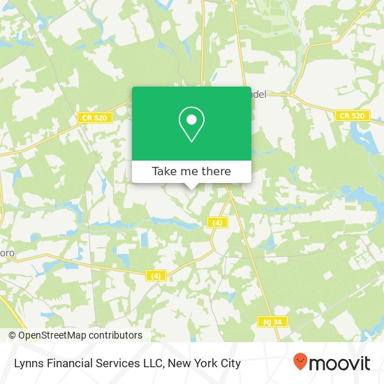 Mapa de Lynns Financial Services LLC