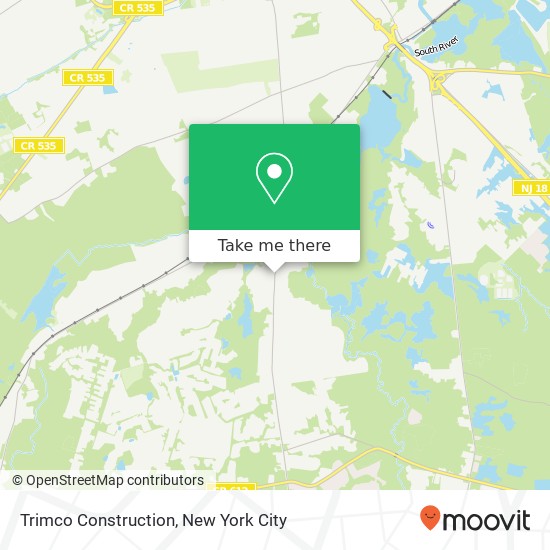 Trimco Construction map