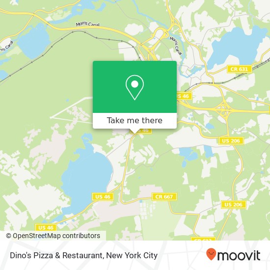 Dino's Pizza & Restaurant map