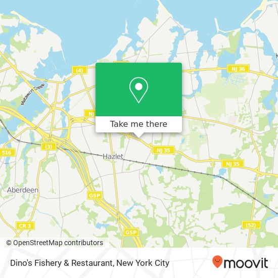 Dino's Fishery & Restaurant map