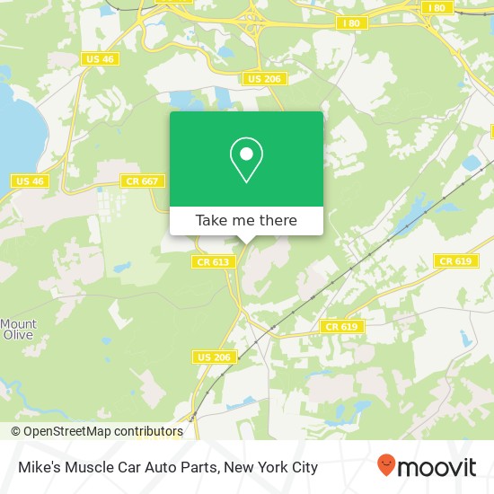 Mike's Muscle Car Auto Parts map