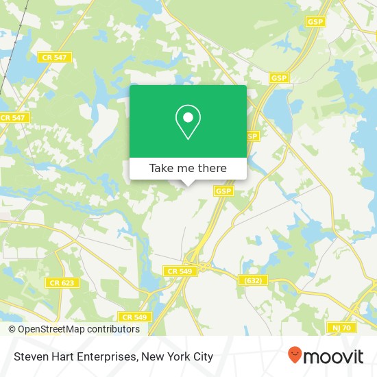 Steven Hart Enterprises map