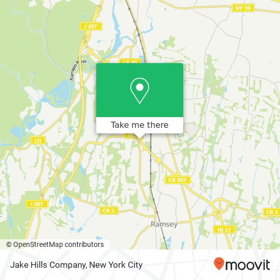 Mapa de Jake Hills Company