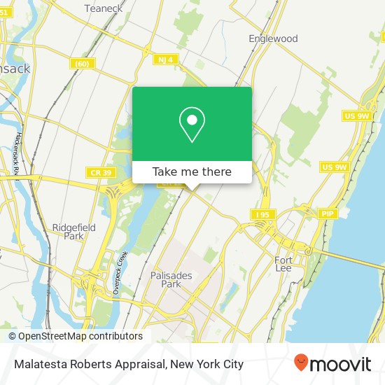 Malatesta Roberts Appraisal map