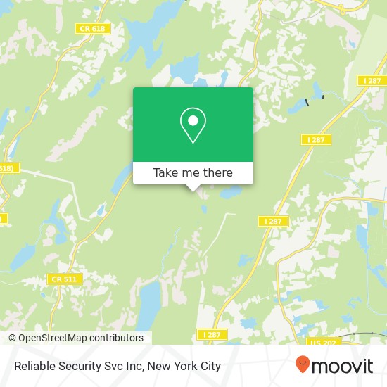 Reliable Security Svc Inc map