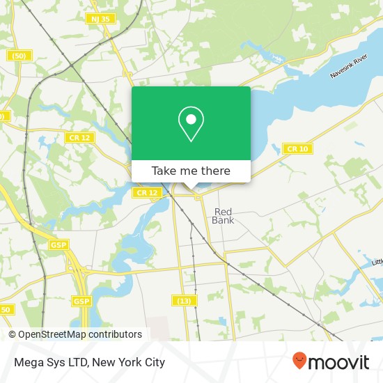 Mega Sys LTD map