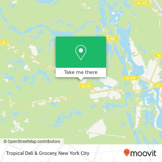 Mapa de Tropical Deli & Grocery