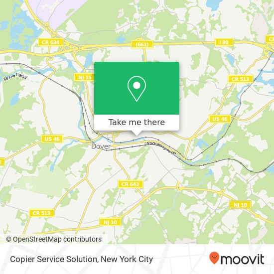 Copier Service Solution map