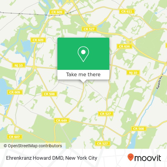 Ehrenkranz Howard DMD map