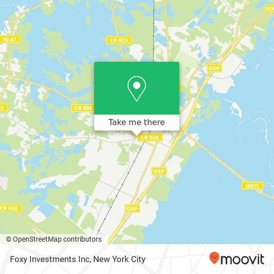 Mapa de Foxy Investments Inc