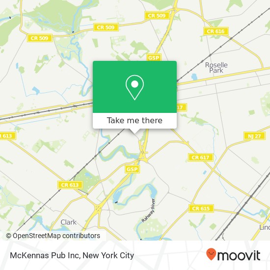 McKennas Pub Inc map