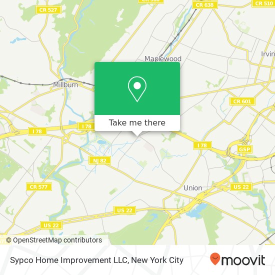 Mapa de Sypco Home Improvement LLC