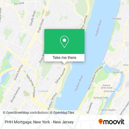 PHH Mortgage map