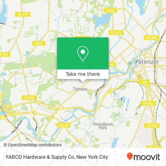 FABCO Hardware & Supply Co map