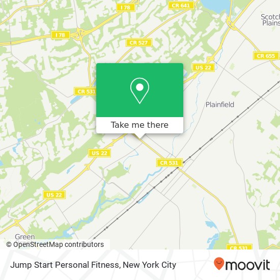 Jump Start Personal Fitness map