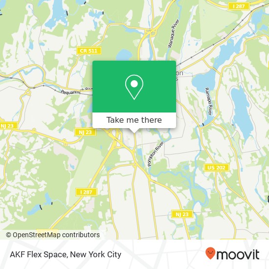 Mapa de AKF Flex Space
