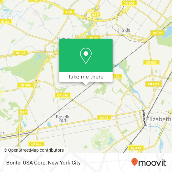 Bontel USA Corp map