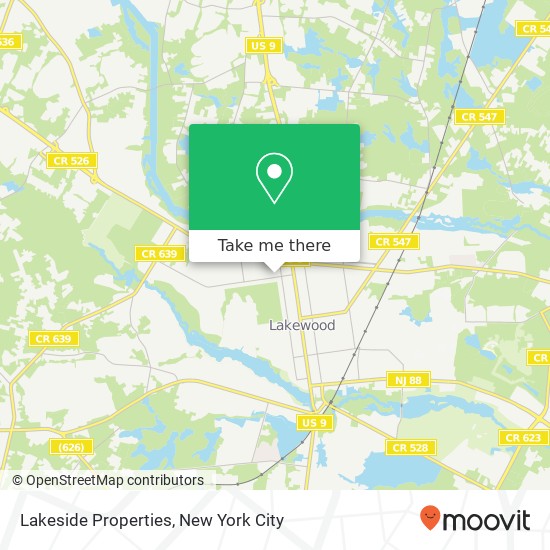 Lakeside Properties map