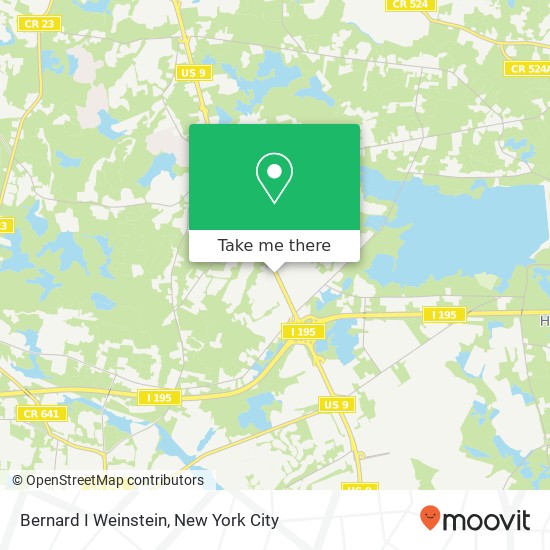 Bernard I Weinstein map