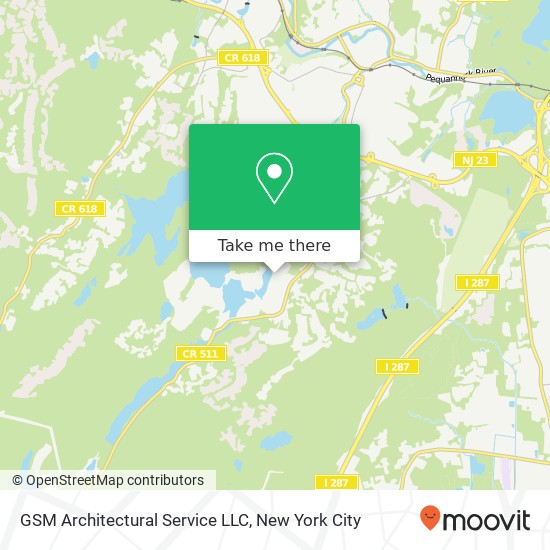 GSM Architectural Service LLC map