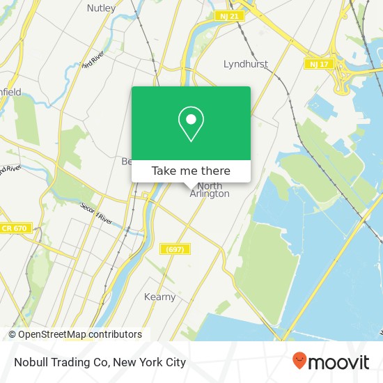 Nobull Trading Co map