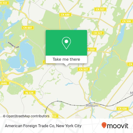 American Foreign Trade Co map
