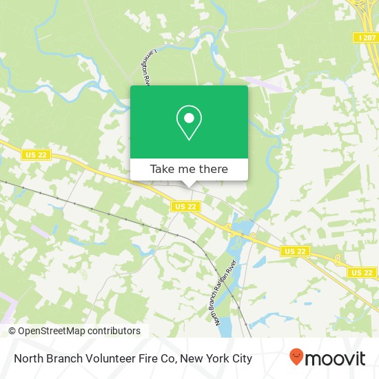 Mapa de North Branch Volunteer Fire Co