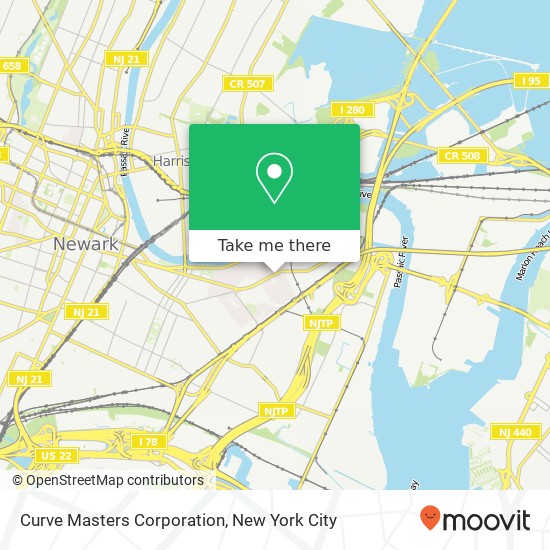 Curve Masters Corporation map