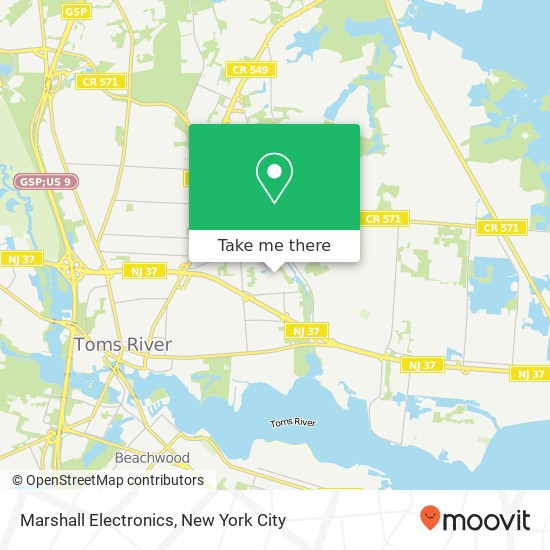 Marshall Electronics map