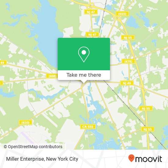 Miller Enterprise map