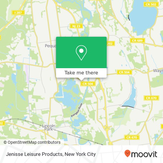 Jenisse Leisure Products map