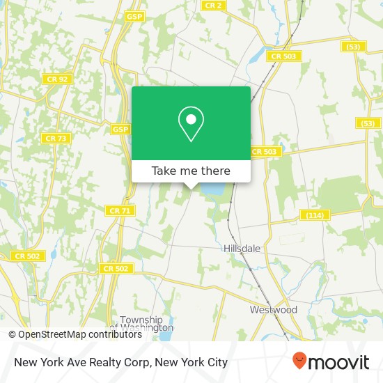 New York Ave Realty Corp map