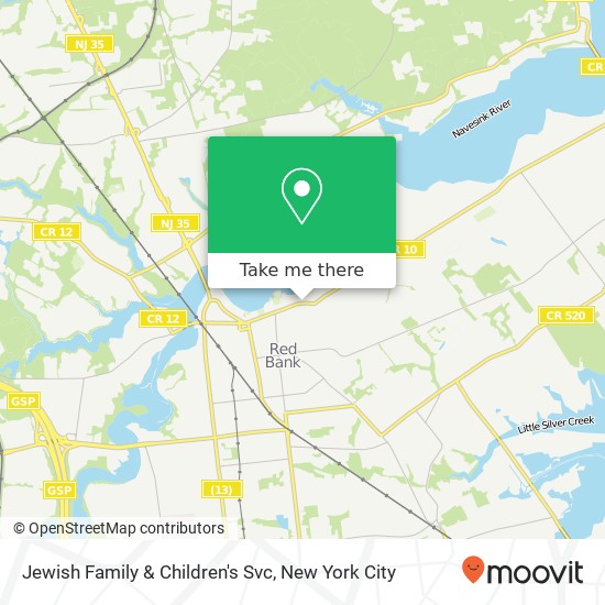 Jewish Family & Children's Svc map
