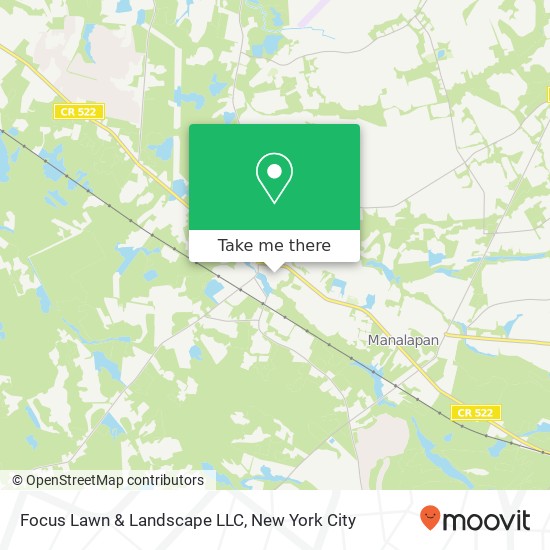 Mapa de Focus Lawn & Landscape LLC