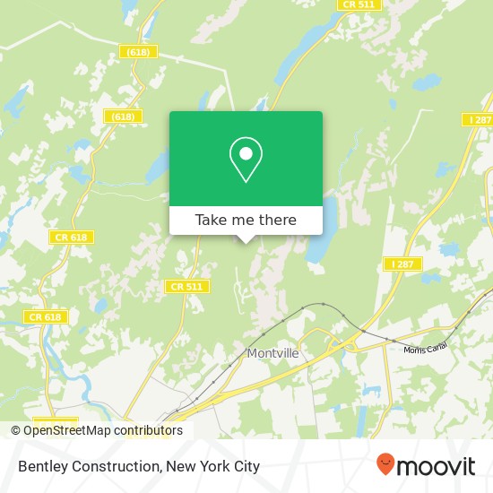 Bentley Construction map