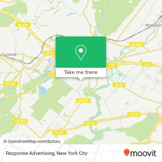 Response Advertising map