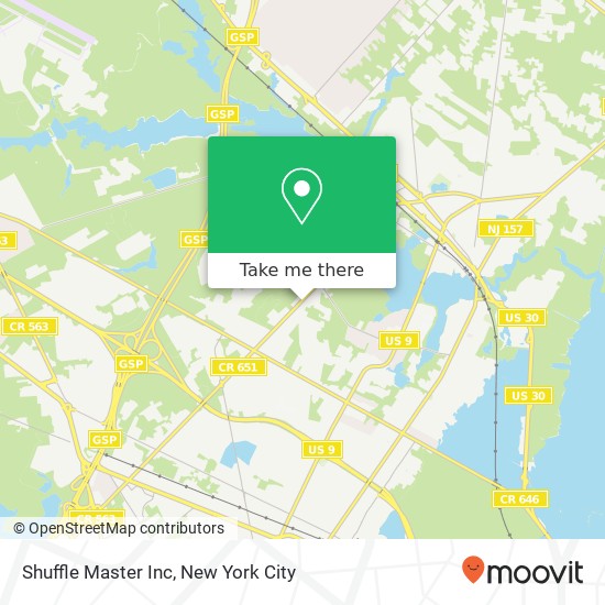 Shuffle Master Inc map