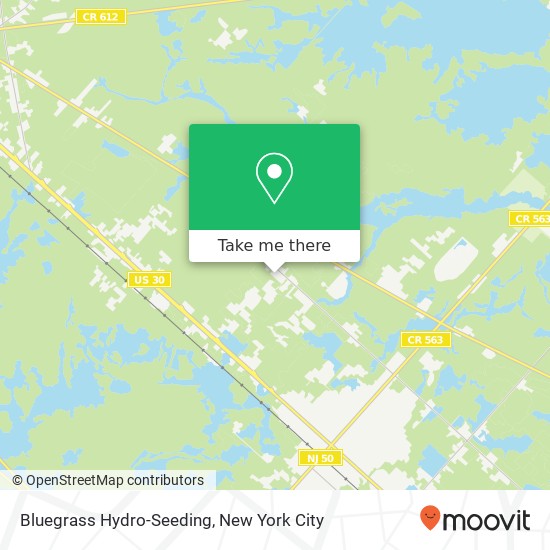 Bluegrass Hydro-Seeding map