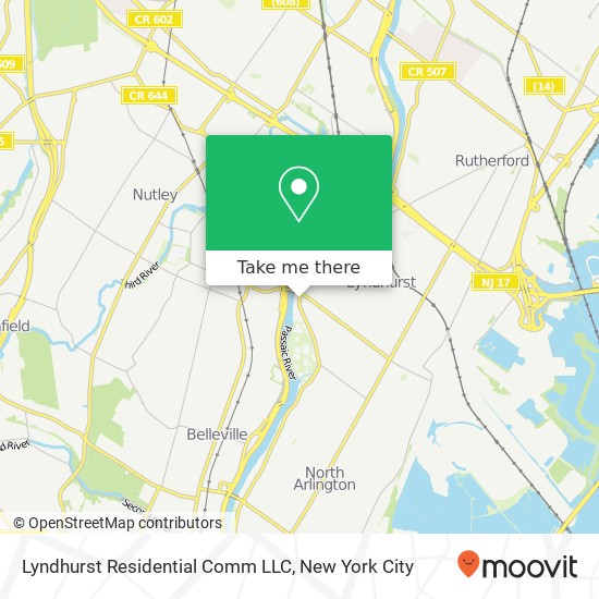 Lyndhurst Residential Comm LLC map
