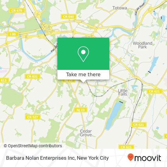 Barbara Nolan Enterprises Inc map