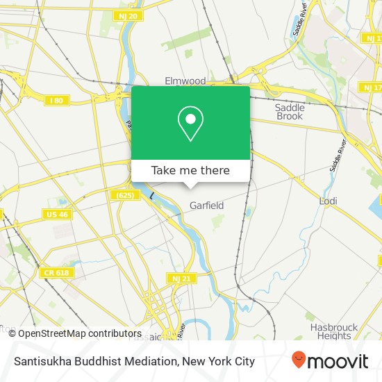 Santisukha Buddhist Mediation map