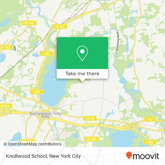 Knollwood School map