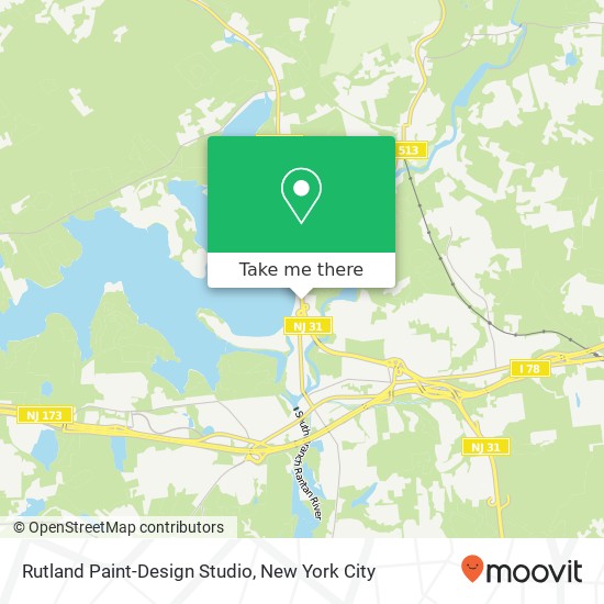 Rutland Paint-Design Studio map