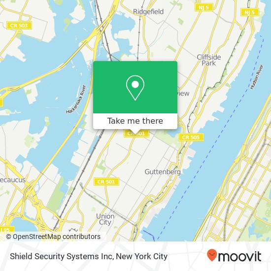 Mapa de Shield Security Systems Inc