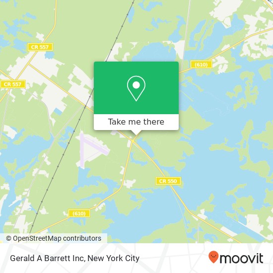 Gerald A Barrett Inc map