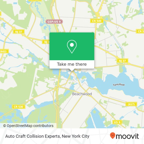 Auto Craft Collision Experts map